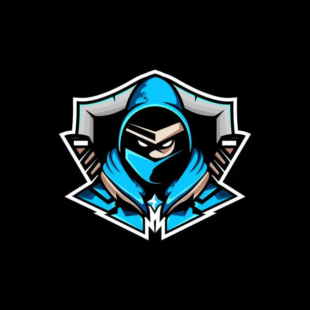 logo free fire blue ninja